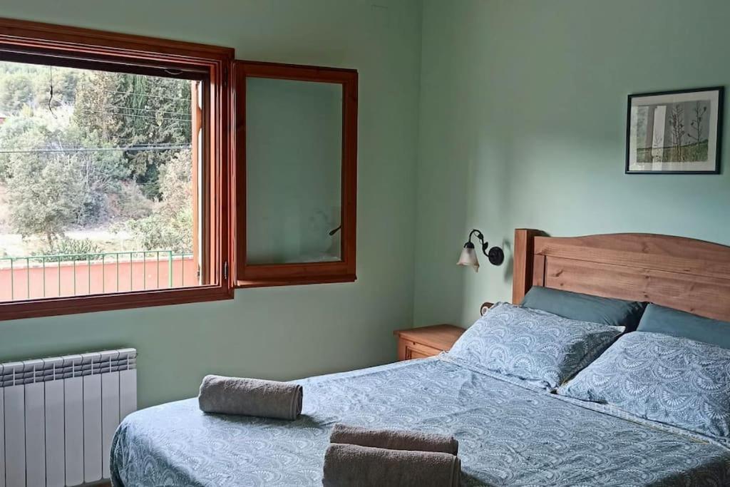 Apartment In Country House With Views And Pool Vespellá Kültér fotó
